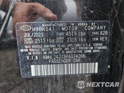 Zdjęcie 12 z 12 samochodu: 2023 HYUNDAI SONATA HYBRID BLUE VIN:KMHL24JJ3PA074096 - miniatura