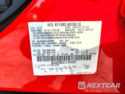 Zdjęcie 14 z 14 samochodu: 2020 FORD ECOSPORT TITANIUM VIN:MAJ6S3KL0LC349097 - miniatura