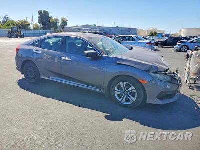 Czwarte zdjęcie samochodu z boku: 2017 HONDA CIVIC LX VIN:19XFC2F58HE204130 - miniatura