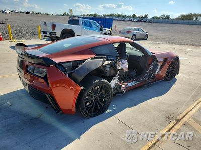 Trzecie zdjęcie samochodu z tyłu: 2015 CHEVROLET CORVETTE Z06 1LZ VIN:1G1YP2D68F5603081 - miniatura