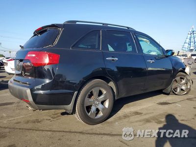 Trzecie zdjęcie samochodu z tyłu: 2008 ACURA MDX SPORT VIN:2HNYD28828H528217 - miniatura