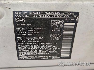 Zdjęcie 13 z 13 samochodu: 2018 NISSAN ROGUE SV VIN:KNMAT2MT2JP588830 - miniatura