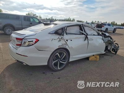 Trzecie zdjęcie samochodu z tyłu: 2022 HONDA ACCORD SPORT VIN:1HGCV1F34NA099205 - miniatura