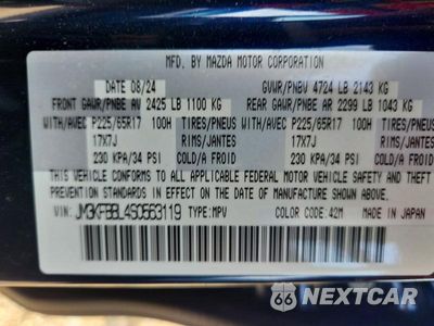 Zdjęcie 12 z 12 samochodu: 2025 MAZDA CX-5 SELECT VIN:JM3KFBBL4S0563119 - miniatura