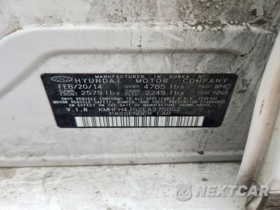 Zdjęcie 13 z 13 samochodu: 2014 HYUNDAI AZERA LIMITED VIN:KMHFH4JG2EA375052 - miniatura