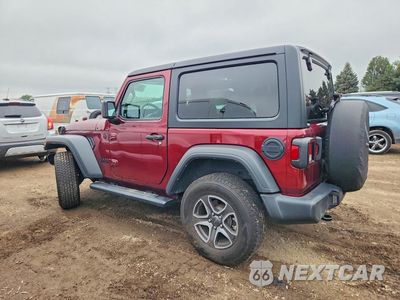 Drugie zdjęcie samochodu z przodu: 2021 JEEP WRANGLER SPORT VIN:1C4GJXAG6MW864148 - miniatura