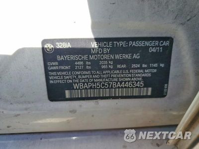 Zdjęcie 12 z 12 samochodu: 2011 BMW 328 I SULEV VIN:WBAPH5C57BA446345 - miniatura