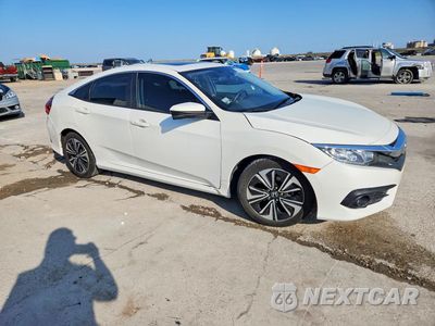Czwarte zdjęcie samochodu z boku: 2018 HONDA CIVIC EX VIN:JHMFC1F30JX034701 - miniatura