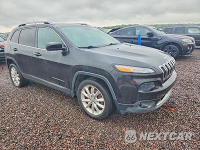 Czwarte zdjęcie samochodu z boku: 2015 JEEP CHEROKEE LIMITED VIN:1C4PJLDB9FW696064 - miniatura