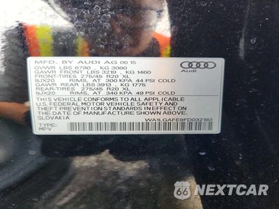 Zdjęcie 14 z 14 samochodu: 2015 AUDI Q7 PREMIUM PLUS VIN:WA1LGAFE9FD032183 - miniatura