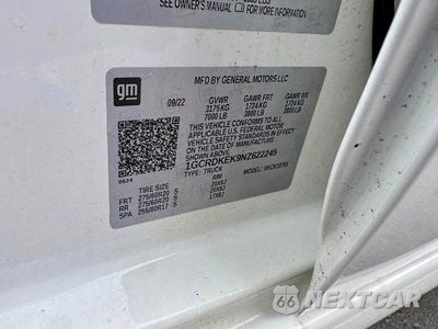 Zdjęcie 14 z 14 samochodu: 2022 CHEVROLET SILVERADO K1500 LT-L VIN:1GCRDKEK9NZ622245 - miniatura