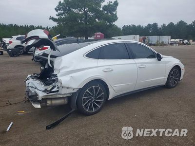 Trzecie zdjęcie samochodu z tyłu: 2021 HYUNDAI SONATA LIMITED VIN:5NPEH4J22MH093232 - miniatura