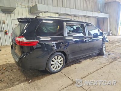 Trzecie zdjęcie samochodu z tyłu: 2015 TOYOTA SIENNA XLE 7-PASSENGER VIN:5TDDK3DC0FS102454 - miniatura