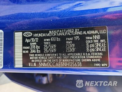 Zdjęcie 13 z 13 samochodu: 2022 HYUNDAI TUCSON SEL VIN:5NMJCCAE5NH125638 - miniatura