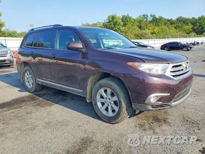 Czwarte zdjęcie samochodu z boku: 2012 TOYOTA HIGHLANDER SE VIN:5TDBK3EH6CS156371 - miniatura