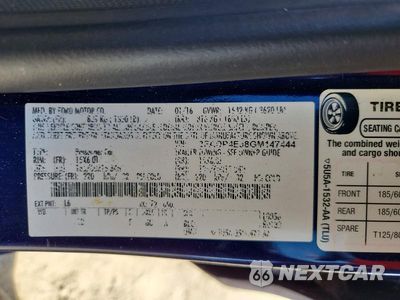 Zdjęcie 13 z 13 samochodu: 2016 FORD FIESTA SE VIN:3FADP4EJ8GM147444 - miniatura