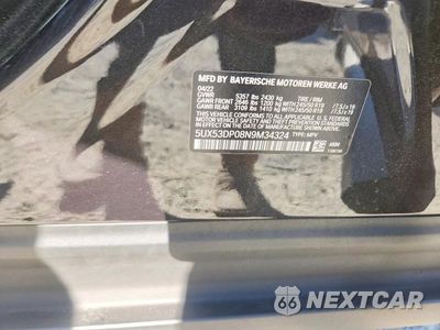 Zdjęcie 13 z 13 samochodu: 2022 BMW X3 XDRIVE30I VIN:5UX53DP08N9M34324 - miniatura