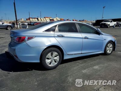 Trzecie zdjęcie samochodu z tyłu: 2014 HYUNDAI SONATA HYBRID VIN:KMHEC4A45EA114692 - miniatura