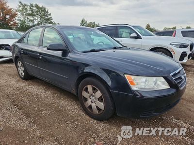 Czwarte zdjęcie samochodu z boku: 2009 HYUNDAI SONATA GLS V6 VIN:5NPET46F49H446975 - miniatura