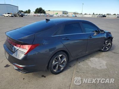 Trzecie zdjęcie samochodu z tyłu: 2023 HYUNDAI ELANTRA LIMITED VIN:5NPLP4AG0PH105842 - miniatura