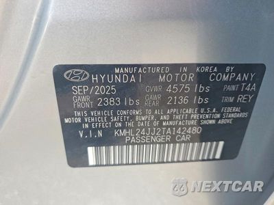 Zdjęcie 12 z 12 samochodu: 2026 HYUNDAI SONATA HYBRID BLUE VIN:KMHL24JJ2TA142480 - miniatura
