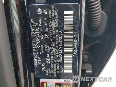 Zdjęcie 12 z 12 samochodu: 2026 KIA K5 GT LINE VIN:KNAG64J7XT5423270 - miniatura