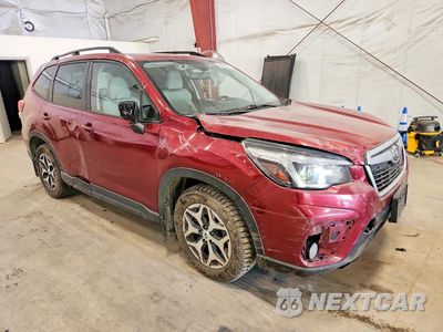 Czwarte zdjęcie samochodu z boku: 2020 SUBARU FORESTER PREMIUM VIN:JF2SKAJC7LH496858 - miniatura