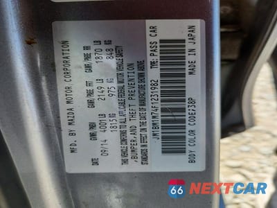 Zdjęcie 13 z 13 samochodu: 2015 MAZDA 3 GRAND TOURING VIN:JM1BM1M74F1231982 - miniatura