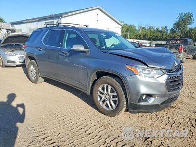 Czwarte zdjęcie samochodu z boku: 2021 CHEVROLET TRAVERSE LT VIN:1GNERGKW9MJ177594 - miniatura