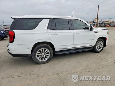 Trzecie zdjęcie samochodu z tyłu: 2021 GMC YUKON SLT VIN:1GKS1BKD2MR289910 - miniatura