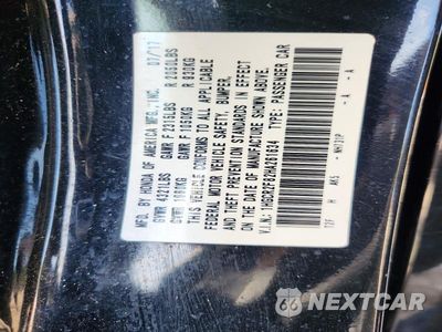 Zdjęcie 12 z 12 samochodu: 2017 HONDA ACCORD EXL VIN:1HGCR2F82HA261634 - miniatura