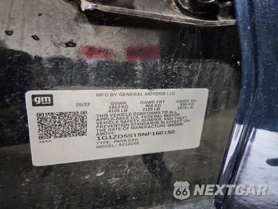 Zdjęcie 13 z 13 samochodu: 2022 CHEVROLET MALIBU LT VIN:1G1ZD5ST9NF160150 - miniatura