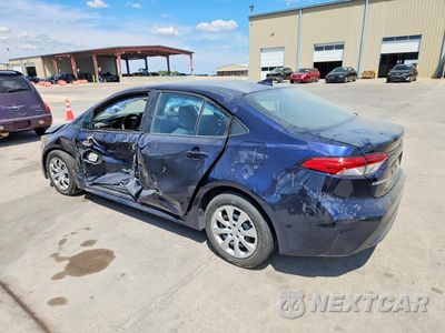 Drugie zdjęcie samochodu z przodu: 2022 TOYOTA COROLLA LE VIN:5YFEPMAE5NP328305 - miniatura
