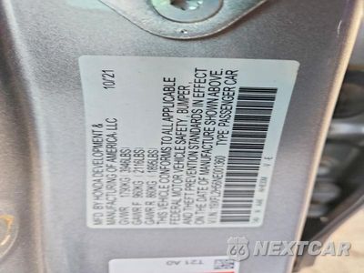 Zdjęcie 12 z 12 samochodu: 2022 HONDA CIVIC LX VIN:19XFL2H56NE001360 - miniatura