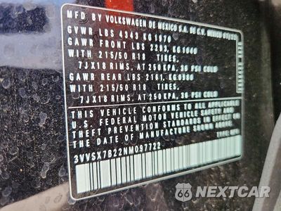 Zdjęcie 13 z 13 samochodu: 2022 VOLKSWAGEN TAOS SE VIN:3VVSX7B22NM097722 - miniatura