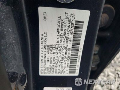 Zdjęcie 12 z 12 samochodu: 2024 HONDA CIVIC EXL VIN:19XFL1H72RE001048 - miniatura