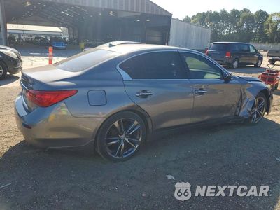Trzecie zdjęcie samochodu z tyłu: 2015 INFINITI Q50 PREMIUM VIN:JN1BV7AP1FM330555 - miniatura