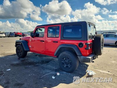 Drugie zdjęcie samochodu z przodu: 2018 JEEP WRANGLER UNLIMITED SPORT VIN:1C4HJXDG7JW179412 - miniatura
