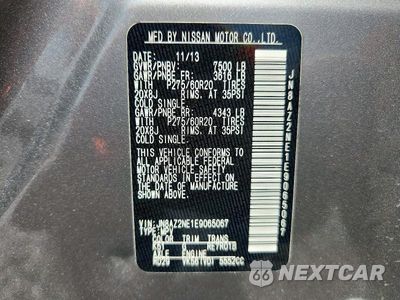 Zdjęcie 14 z 14 samochodu: 2014 INFINITI QX80 BASE VIN:JN8AZ2NE1E9065067 - miniatura