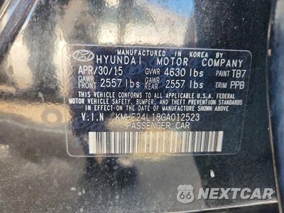 Zdjęcie 12 z 12 samochodu: 2016 HYUNDAI SONATA HYBRID SE VIN:KMHE24L18GA012523 - miniatura