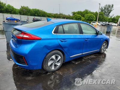 Trzecie zdjęcie samochodu z tyłu: 2017 HYUNDAI IONIQ SEL VIN:KMHC75LC6HU020510 - miniatura