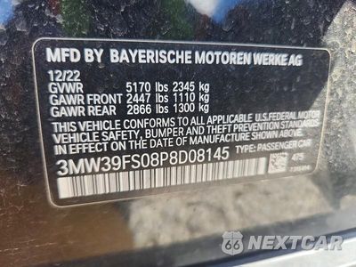 Zdjęcie 12 z 12 samochodu: 2023 BMW 330XE VIN:3MW39FS08P8D08145 - miniatura