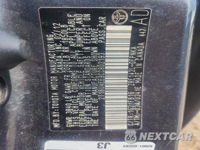 Zdjęcie 12 z 12 samochodu: 2012 TOYOTA COROLLA LE VIN:2T1BU4EE9CC802193 - miniatura