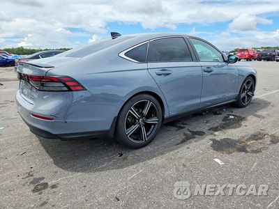 Trzecie zdjęcie samochodu z tyłu: 2023 HONDA ACCORD HYBRID SPORT VIN:1HGCY2F53PA038106 - miniatura