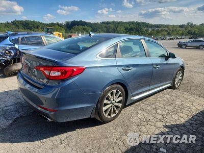 Trzecie zdjęcie samochodu z tyłu: 2017 HYUNDAI SONATA LIMITED VIN:5NPE34AF0HH542947 - miniatura