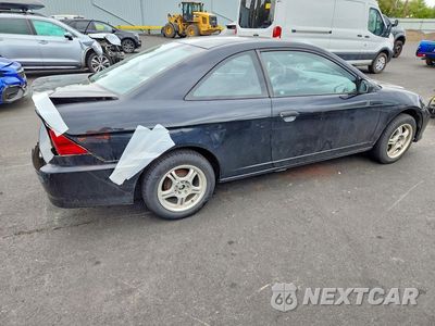 Trzecie zdjęcie samochodu z tyłu: 2005 HONDA CIVIC DX VP VIN:1HGEM221X5L080121 - miniatura