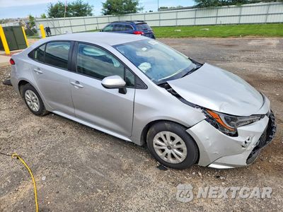 Czwarte zdjęcie samochodu z boku: 2022 TOYOTA COROLLA LE VIN:JTDEAMDE8NJ043096 - miniatura