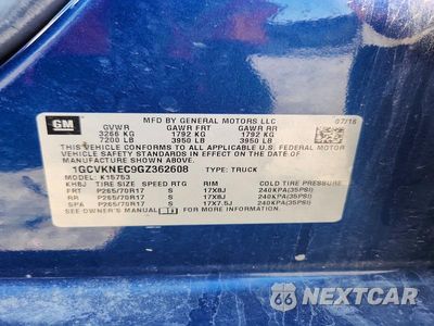 Zdjęcie 12 z 12 samochodu: 2016 CHEVROLET SILVERADO K1500 VIN:1GCVKNEC9GZ362608 - miniatura