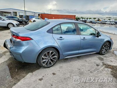 Trzecie zdjęcie samochodu z tyłu: 2020 TOYOTA COROLLA SE VIN:5YFS4RCE6LP029053 - miniatura