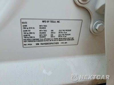 Zdjęcie 12 z 12 samochodu: 2023 TESLA MODEL Y VIN:7SAYGDEE5PA121029 - miniatura
